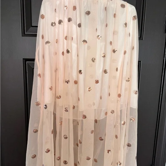 FP Movement by Free People Embellished Maxi Skirt in blush pink - Picture 9 of 9